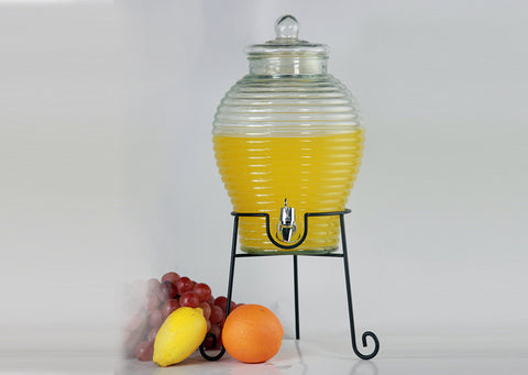 Single Dispenser With Silver Stand