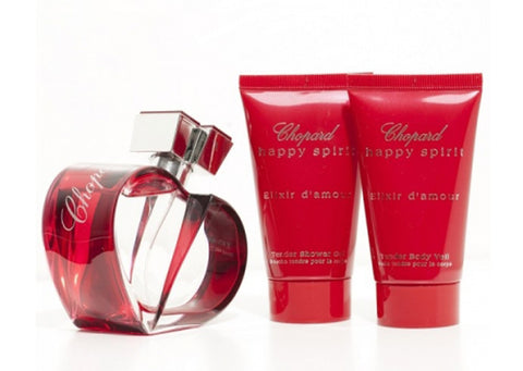 Chopard Happy Spirit Elixir EDP Set (75ml + Body Lotion + Shower Gel)