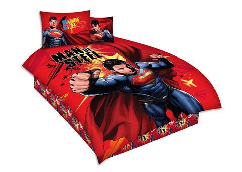 Superman Kids Comforter Set of 4 - Red