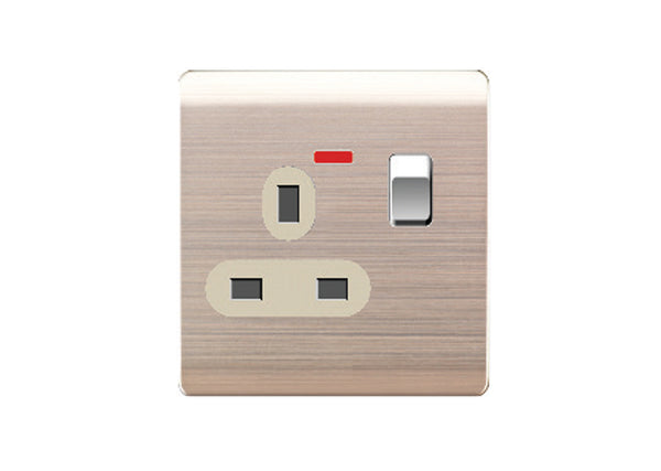 Milano 13A Socket With Neon