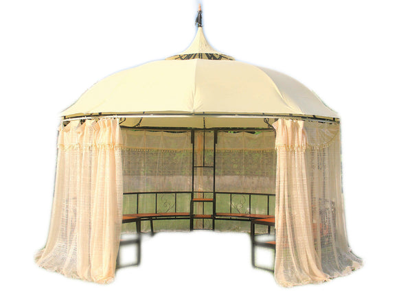 GAZEBO IM SOF LUXURY GAZEBO WITH CURTAIN YG-G803B