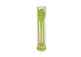 Iris Cutlery & Chopsticks Set (2 In 1) 8415-P