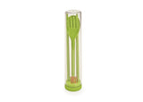 Iris Cutlery & Chopsticks Set (2 In 1) 8415-P