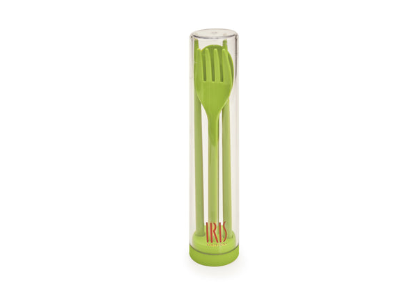 Iris Cutlery & Chopsticks Set (2 In 1) 8415-P