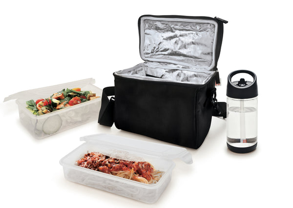 Iris Optimal Lunchbag Black 9657-T