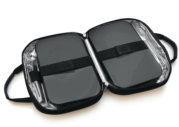 Iris Twin Bag Black neoprene 9938-T