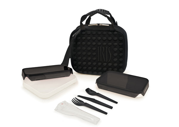 Iris Twin Bag Black neoprene 9938-T