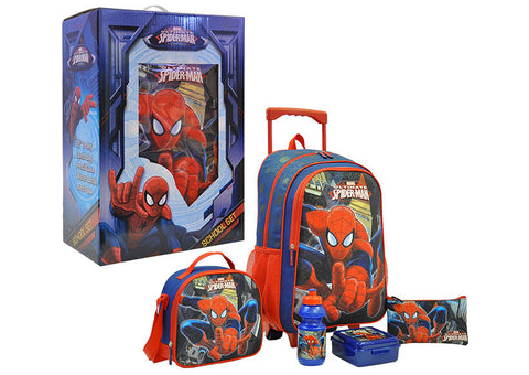 Spider Man Fly To High 5 In 1 Set Trolley 18" Tr Sfh0001-18