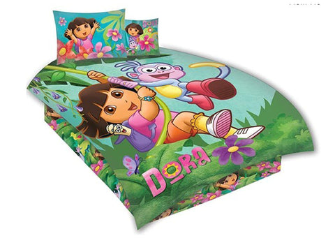 Dora Kids Comforter Set of 4 - Green