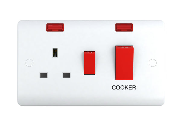 Milano 45A Cooker Control Unit With Neon