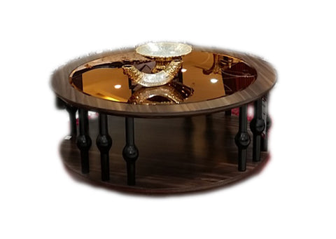 Olivia Coffee Table - Bronze/Brn