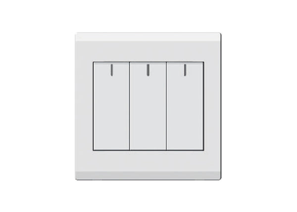 Milano 16A 3 Gang 1Way Wh
