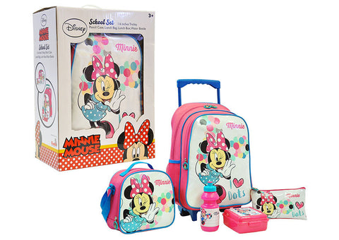 Minnie I Love Dots 5 In 1 Set Trolley 16" Tr Mi5Ld0001-16