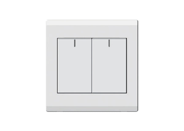 Milano 16A 2Gang 1Way Wh