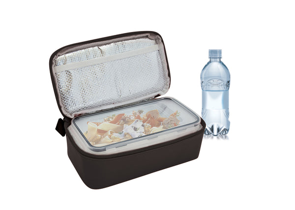 Iris Translucent food container + LunchBox NANO Lacquer Black 9664-T