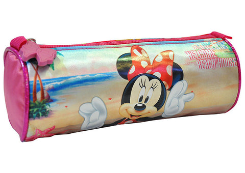 Minnie Beach Selfie Round Pencil Case Rd Pc Mbsf723