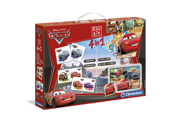 Clementoni - Edukit 4 In 1 - Cars 2- 13779