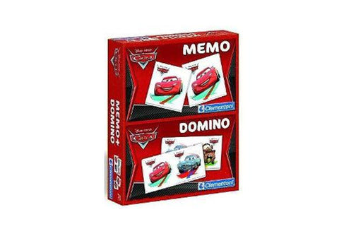 Clementoni - Edukit 2In1 Memo & Domino Cars 2 - 13784