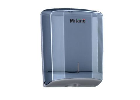 Milano Folded Paper Towel Dispenser Abs Plastic Transparent Losdi Spain- (Cp-0106-Sl )