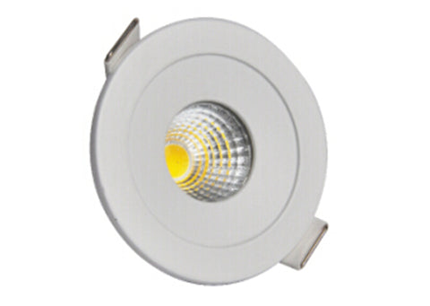 Milano 3W Rd Spot Light White Round Fix