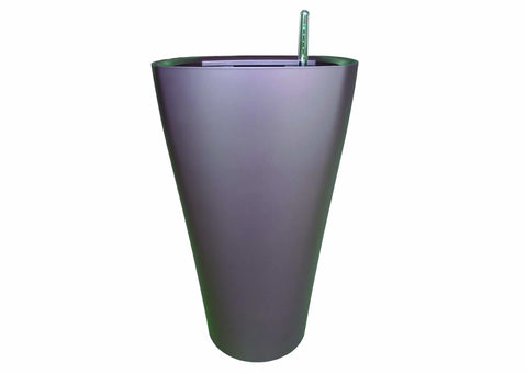 Furn Im Csm Flower Pot Oxygen Series-1-31 Brown Matte