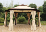 Dionne Steel Gazebo Hexagonal