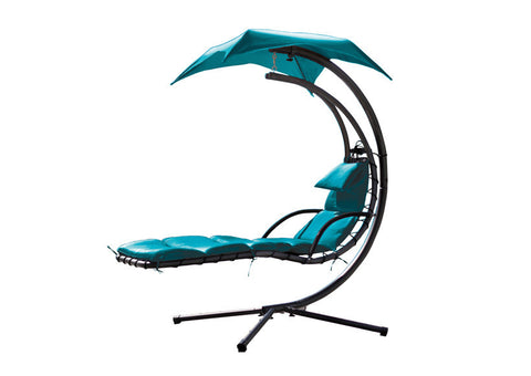 Kim Steel Padded Swing Chair - Beige