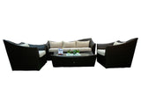 Furn Im Le Sofa Set 3+1+1 with Center Table