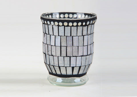 Mosaic Glass Candle Holder 13A-38F/31