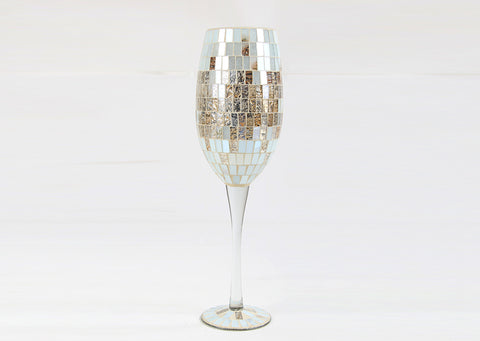 Mosaic Glass Candle Holder 13A-38B/30