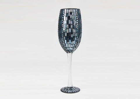 Mosaic Glass Candle Holder 13A-38B/01
