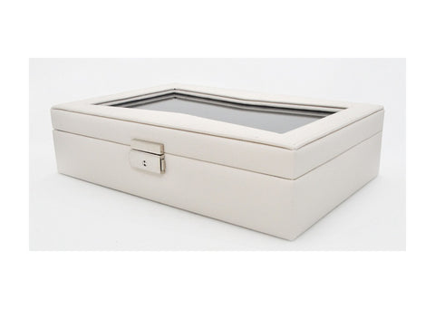 Leather White JB Watch Box