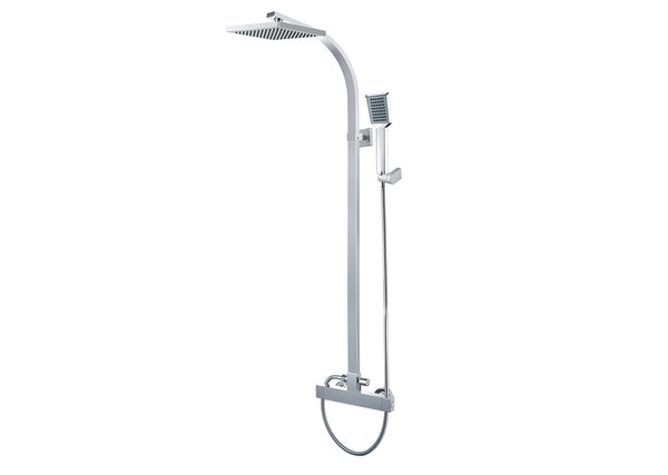 Milano Sleek 2 Way Rain  Bath Shower Mixer With Complete Set