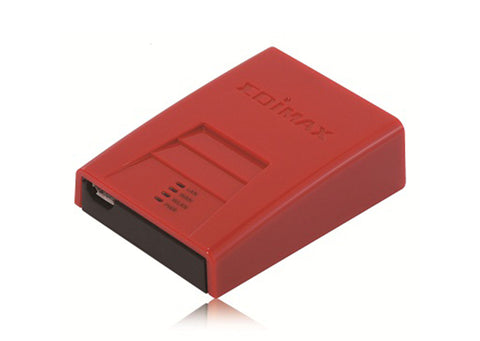 EDIMAX ROUTER :150Mbps WIRELESS BROAD BAND NANO ROUTER - Red