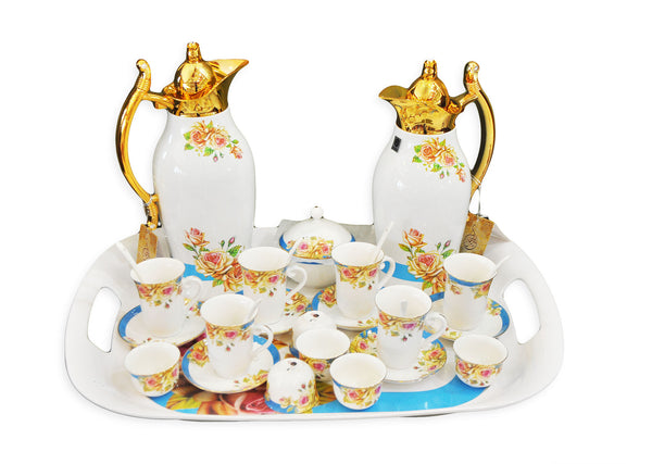 San Marco Tea Set White/Gold 497