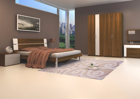 Modern Bedroom Bed With Night Stand Lfm-M28B