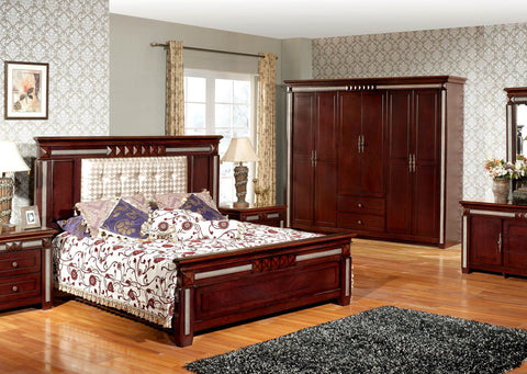 Modern Bedroom Bed With Night Stand Rfc-245#