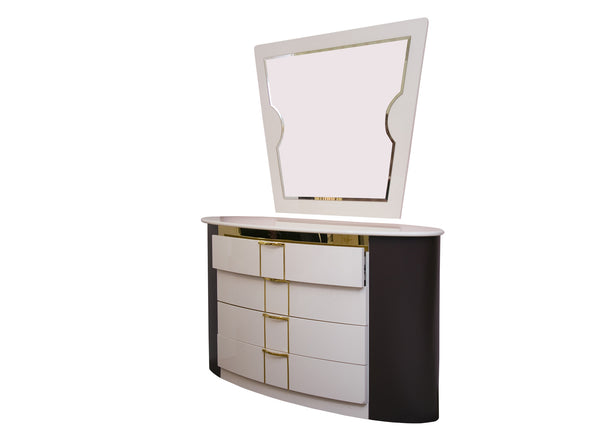 Modern Bedroom Dresser With Mirror And Stool Rfc-613#