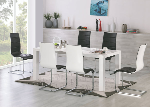 Modern Dining Set Ctd-007 White