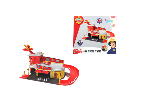 Dickie Fireman Sam Fire Rescue Centre W/1 Car - Simba