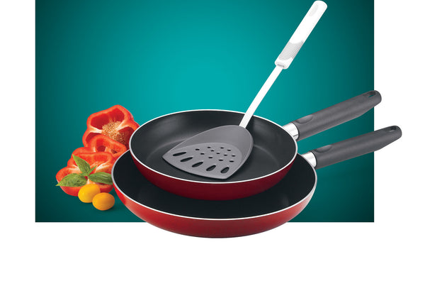 Prestige Frypan 22+28Cm Twinpack Withtool Pr20982