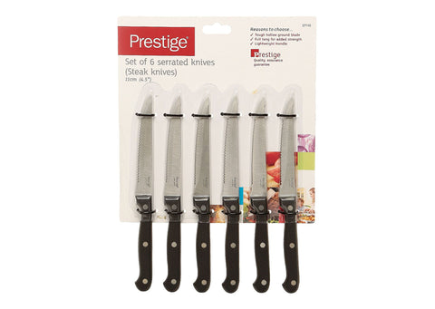 Prestige Set Of 6 Serrated Knives Pr57110