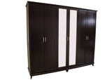 Modern Bedroom Dresser W/ Mirror Fct-Stg 9035 Kd Merlot