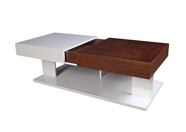 Cruz Coffee Table - Brn/Wht