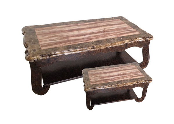 Dawn Coffee Table - Brown/Cherry