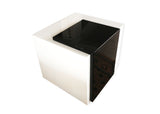 Eloy End Table - White/Black
