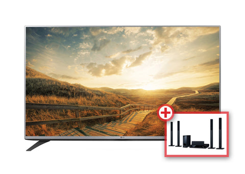 LG 49" TV LF540 + LG Home Theater System DH4530T