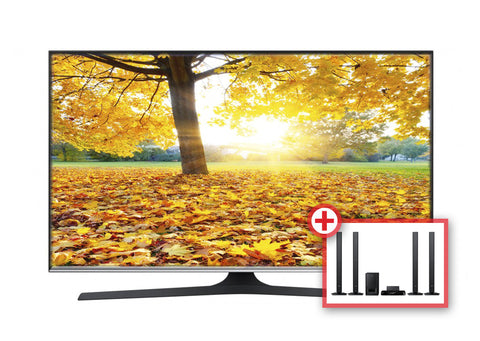Samsung 50" TV J5100 + Samsung Home Theater System HT-F455HBK